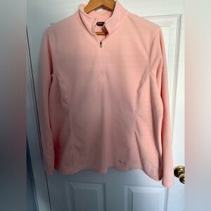 Eddie Bauer Women's Soft peach Fleece Pullover. Like new condition